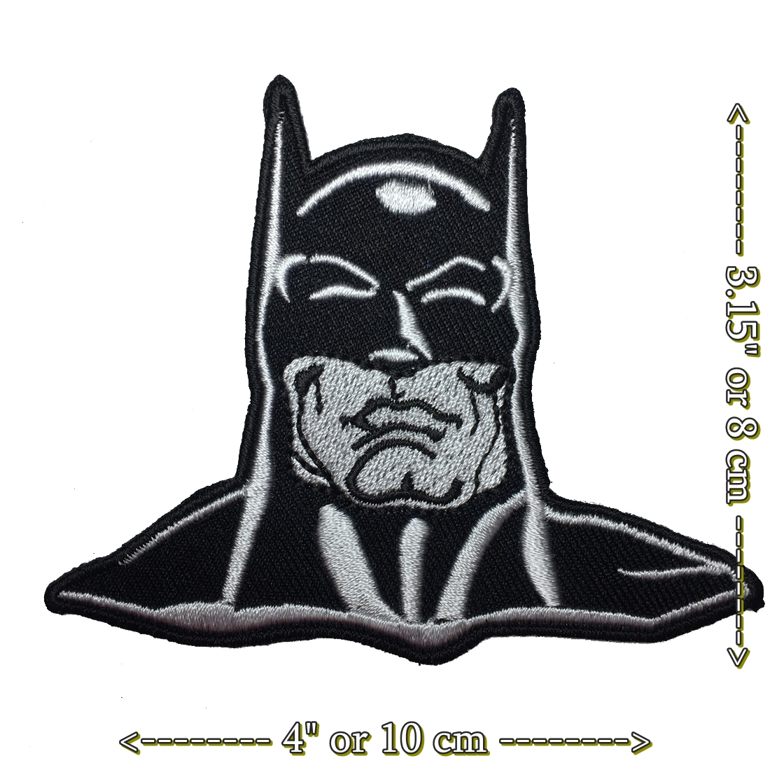 Batman ตัวรีดติดเสื้อ อาร์มรีด อาร์มปัก ตกแต่งเสื้อผ้า หมวก กระเป๋า แจ๊คเก็ตยีนส์ Movie Embroidered Iron on Patch