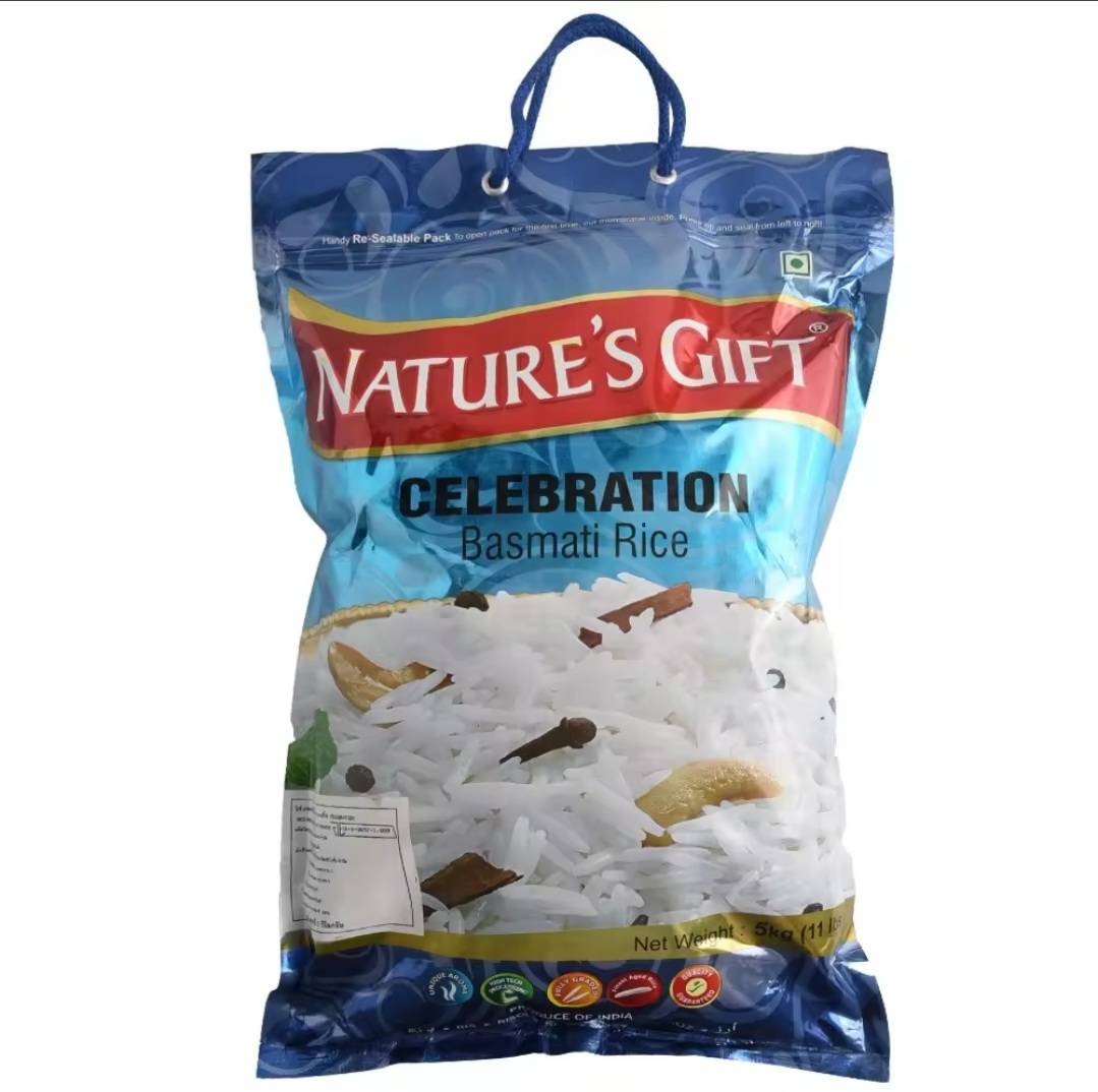 ข้าวอินเดีย ข้าวบัสมาติก ใหญ่ขนาด 5 กก.