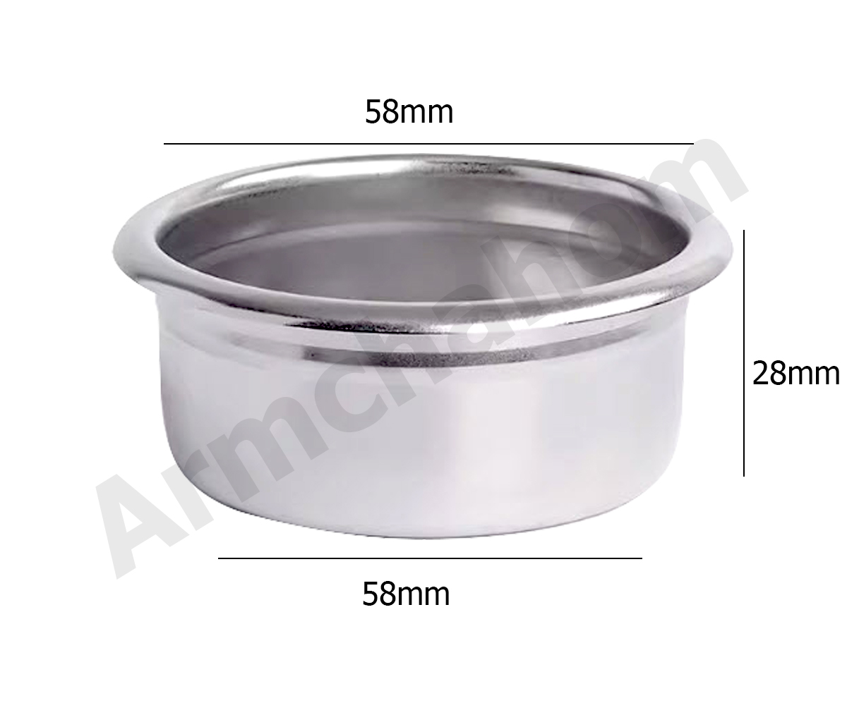 ตระแกรงช็อต ขนาด 58 เครื่องชงกาแฟ บาสเก็ต