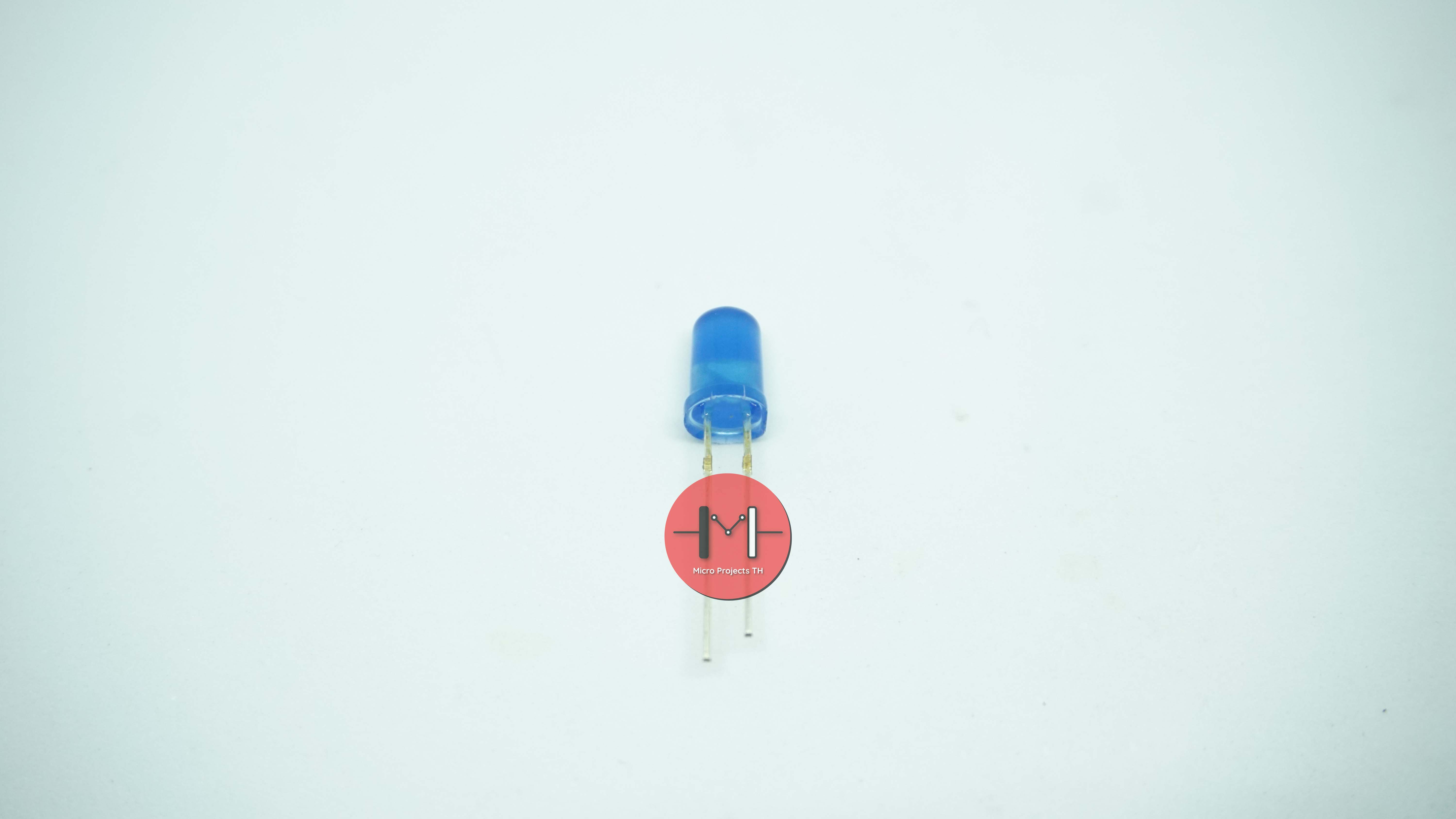 LED ขนาด 5mm สีน้ำเงิน จำนวน 5 ดวง