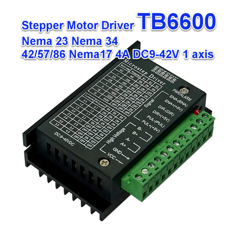 42/57/86 stepper motor driver 32 segments TB6600 upgraded version 4.0A 42VDC