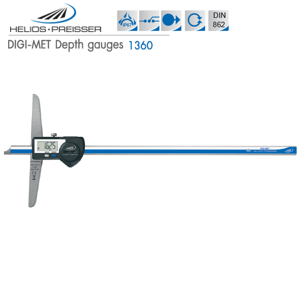 HELIOS-PREISSER,DIGI-MET Depth gauges,1360