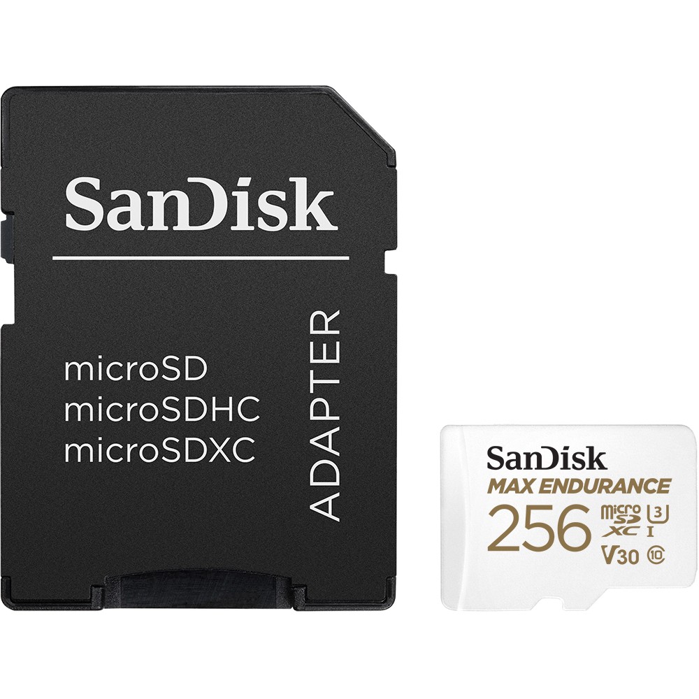 SanDisk Max Endurance 256GB SDXC microSD Card (SDSQQVR-256G-GN6IA) เมมโมรี่การ์ด แซนดิสก์ กล้องติดรถยนต์ กล้องวงจรปิด ประกัน Synnex 15 ปี