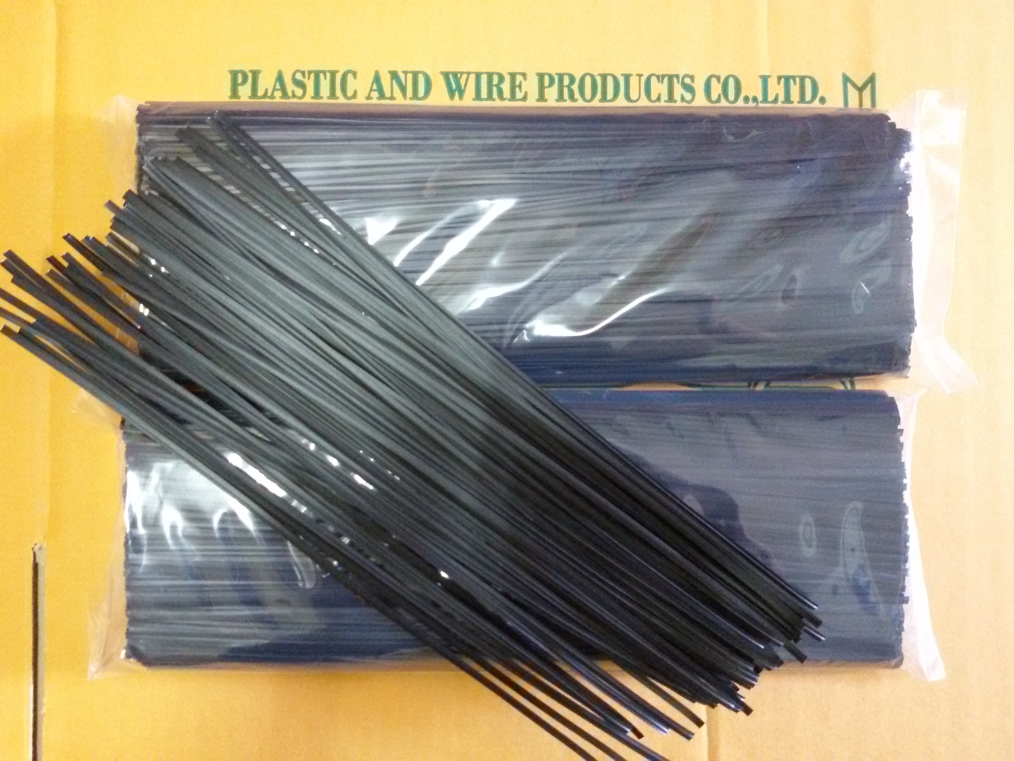 ลวดมัดสายไฟ ลวดมัดสายแลน ลวดมัดสายโทรศัพท์ ลวดพลาสติก ลวดหุ้มพลาสติก ลวดเคลือบพลาสติก ชนิด หุ้มด้วย PE (PE TIE) SKU-00115