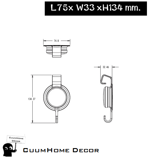 BR-28 คลิปเหน็บถังไม่ต้องเจาะผนัง