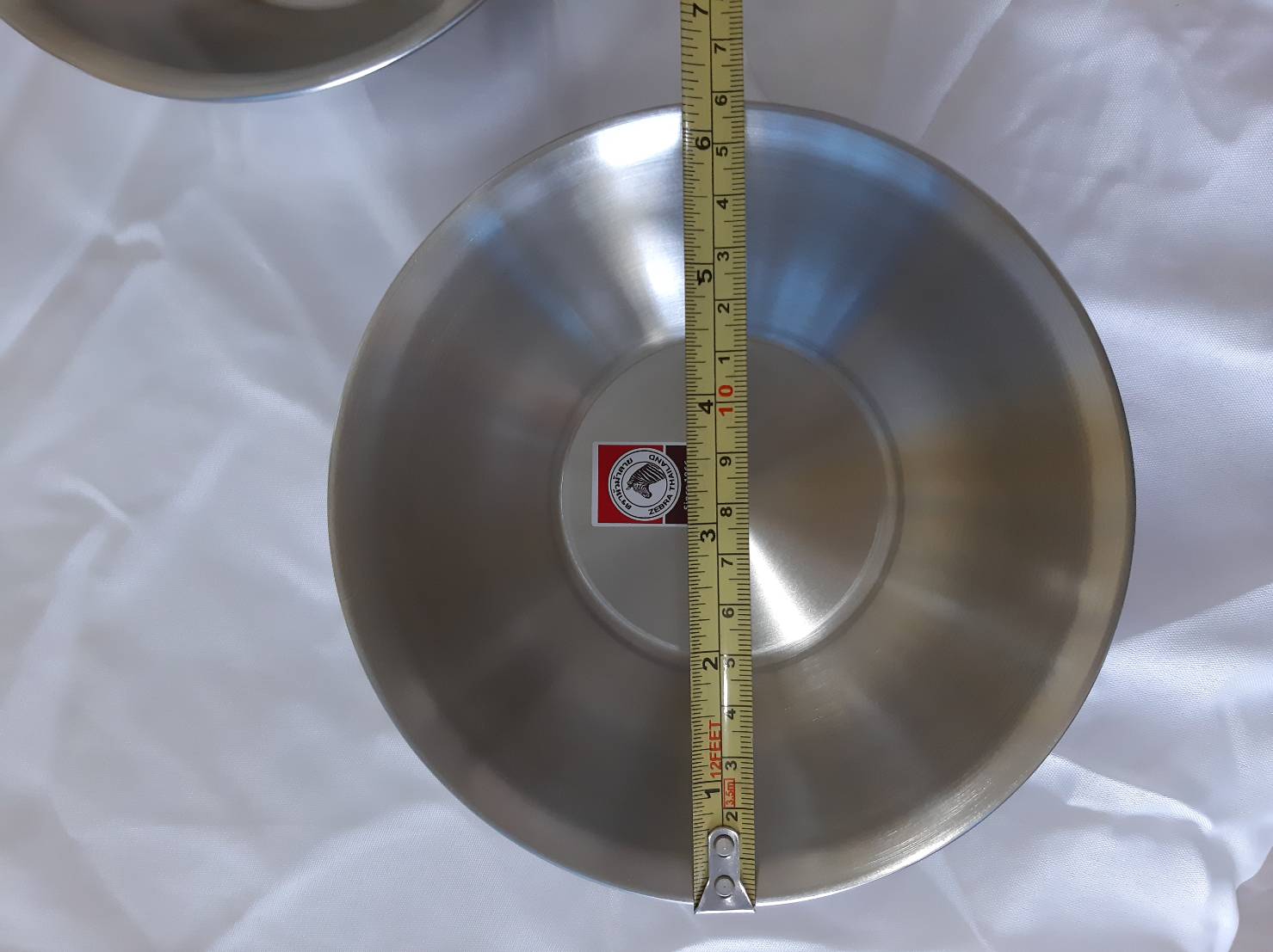 Zebra ชามสแตนเลส ตราหัวม้าลาย (ราคาต่อชิ้น)