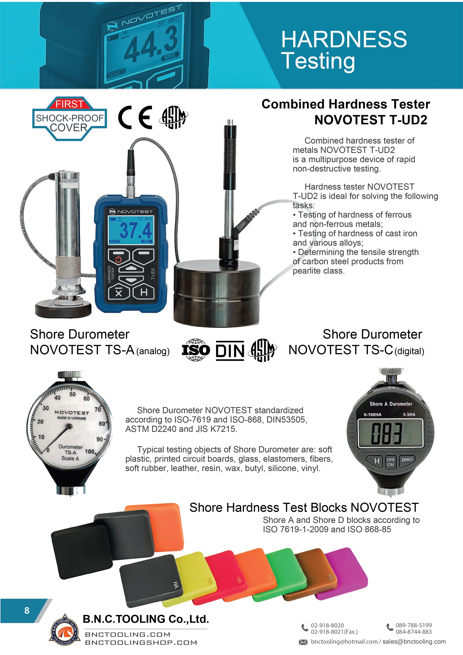NOVOTEST,Shore Durometer (digital),TS-C