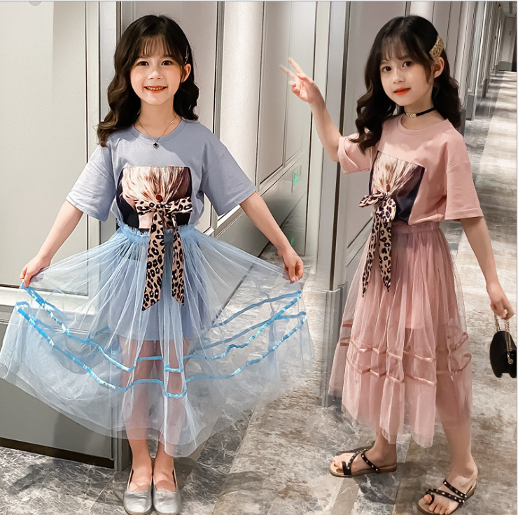 GS10/🧸พร้อมส่ง🧸ชุดเด็กผู้หญิง ชุดเดรส2ชิ้น เดรสตัวใน+กระโปรงตัวนอก น่ารักแบบลงตัว ต้องรุ่นนี้เลย
