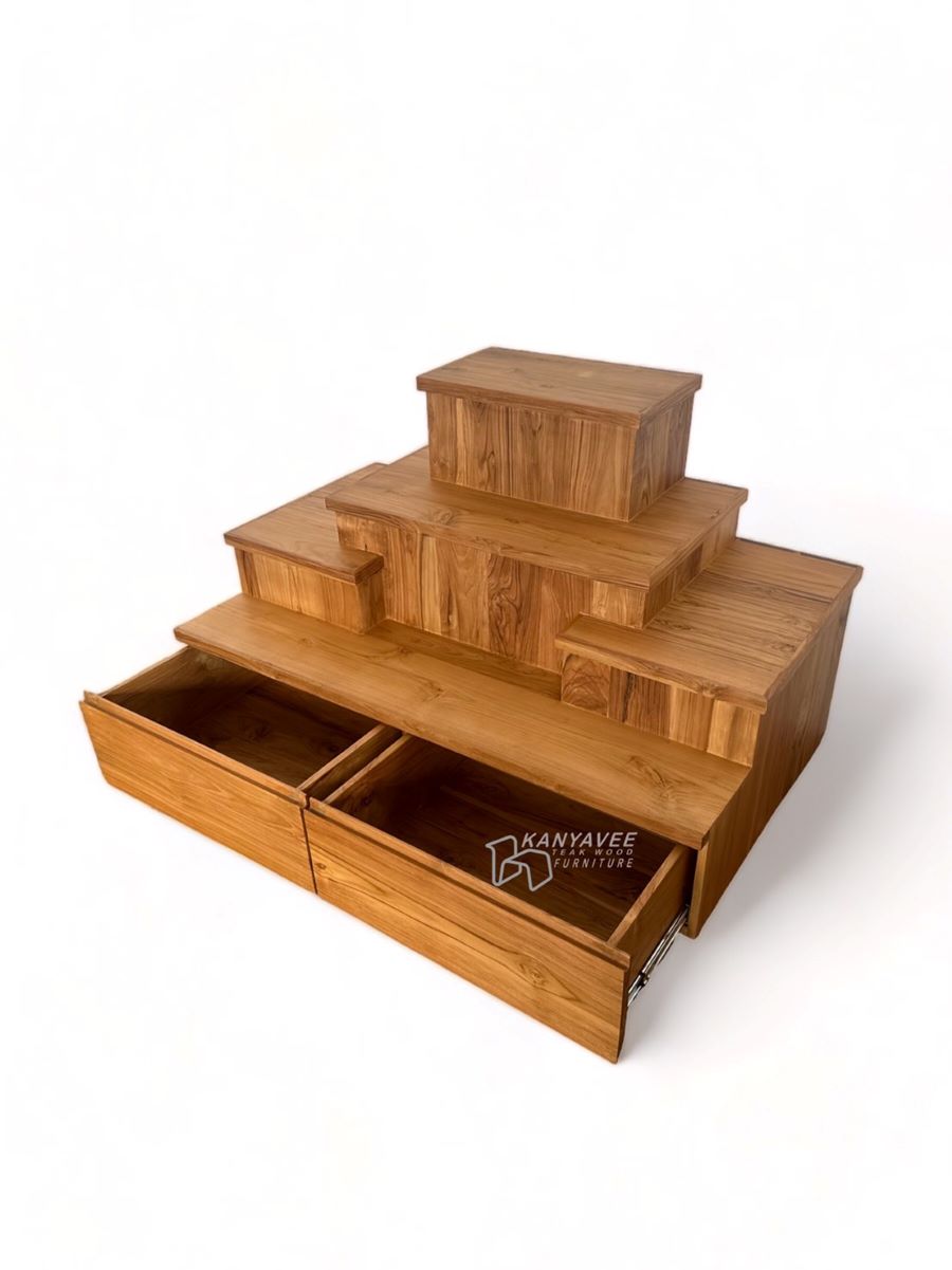 โต๊ะหมู่บูชาโมเดิร์นไม้สัก