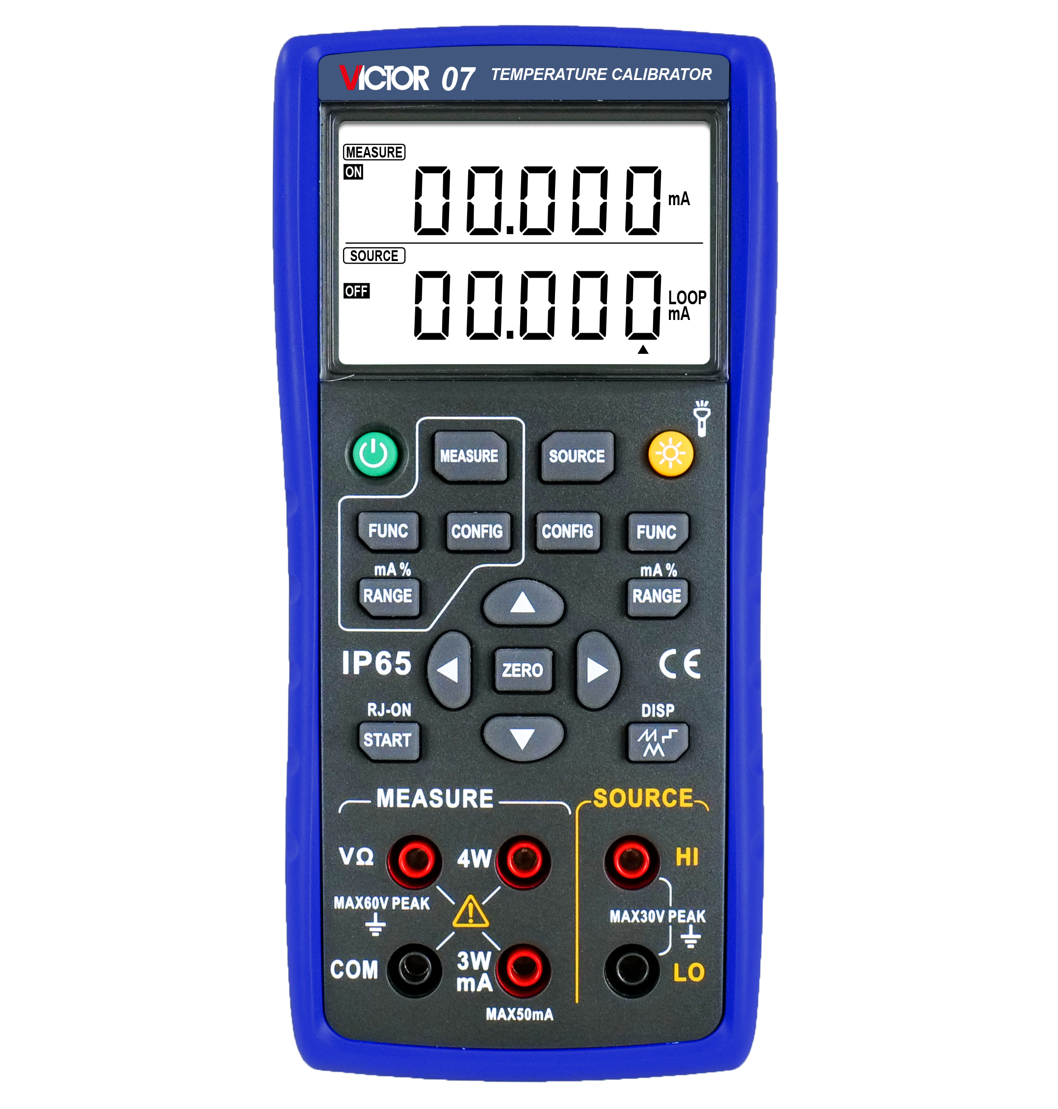 VICTOR 07, Temperature Calibrator Multi-function process calibrator thermocouple calibrator,