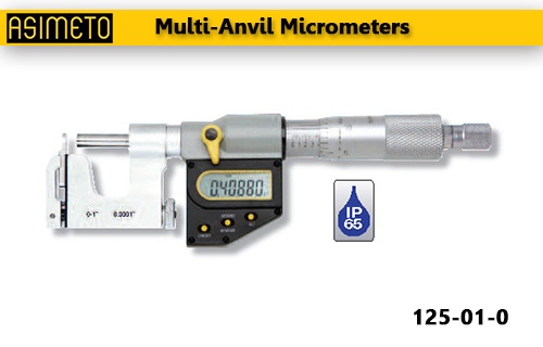 ASIMETO,P23,Multi-Anvil Micrometers,125-01-0