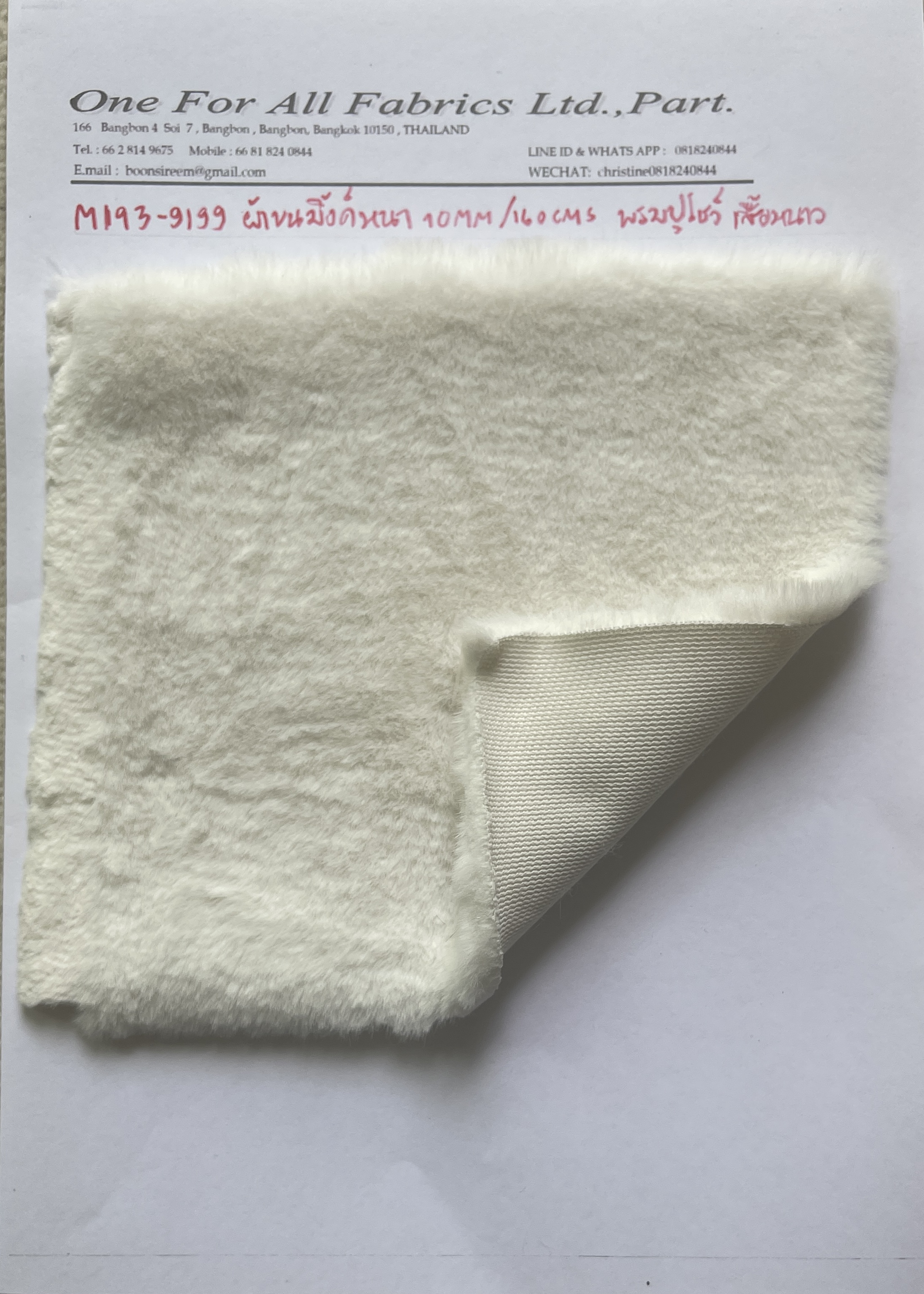 ผ้าพรม ผ้าพรมปูวางสินค้า ผ้าพรมกำมะหยี่ ผ้าพรมขน 10 มม ผ้าขนสัตว์ ผ้าขนเฟอร์ ผ้าขนมิงค์ ผ้าทำตุ๊กตาหมีน่ารัก ผ้าทำหมอน ผ้าขนทำเสื้อหนาว หน้า 62"