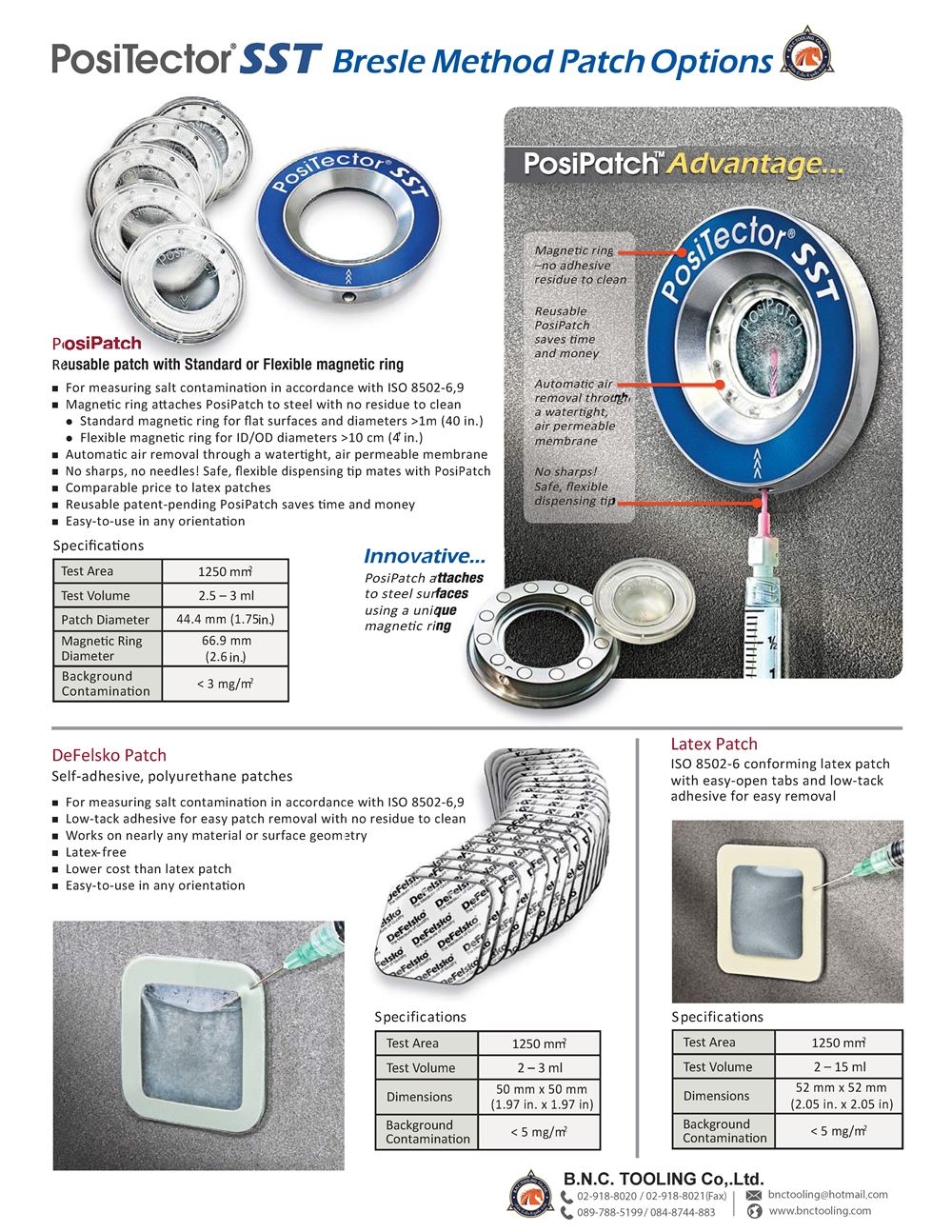 DeFelsko,Salt Concentration-Soluble Salt Tester,PosiTector SST