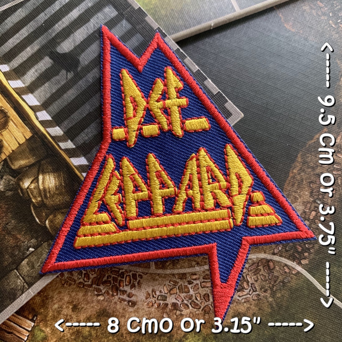 Def Leppard วงดนตรี ร็อค เฮฟวี่เมทัล พังค์ ตัวรีดแบบปัก อาร์มปัก ตัวรีดติดเสื้อ ตัวรีด ติดกระเป๋า ติดหมวก ติดแจ๊คเก็ต Rock Iron on Embroidered Patch