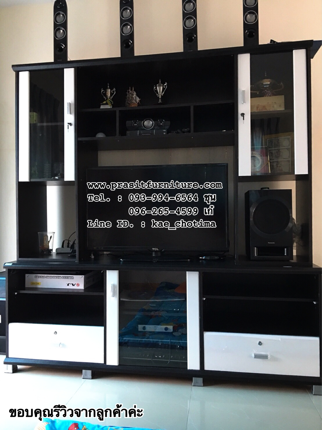 ตู้โชว์วางทีวี รุ่น SH1801S