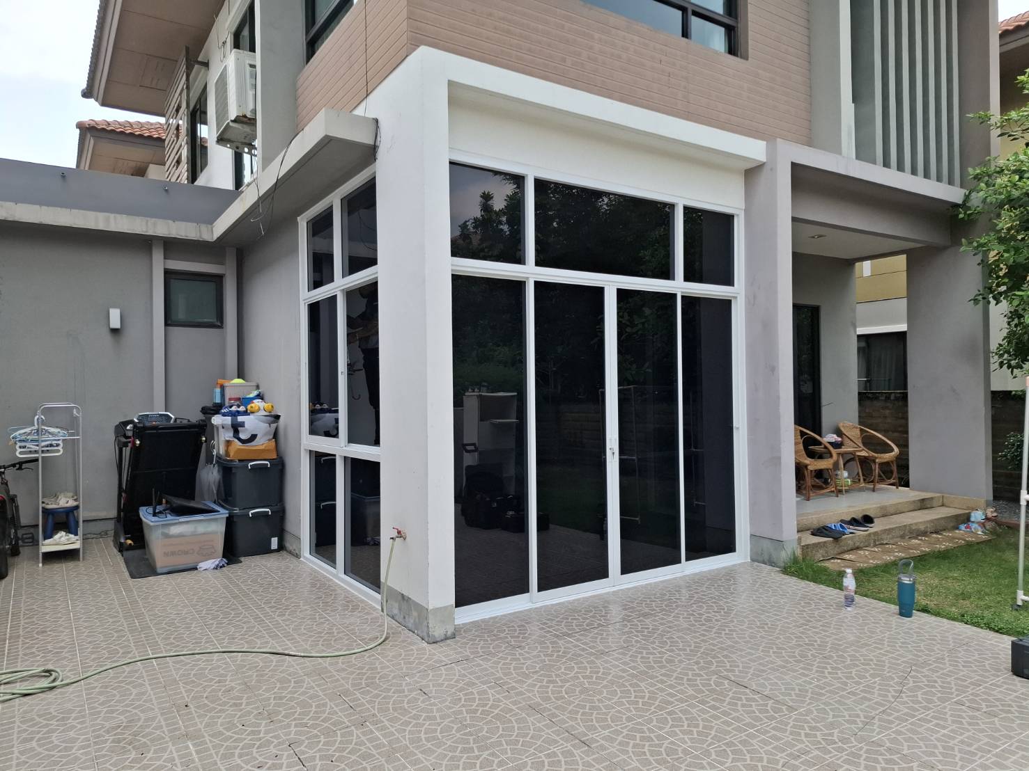เปลี่ยนโรงรถเป็นห้องกระจก