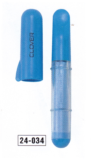 Clover 24-034ชอลค์ ขีดผ้าชนิดแท่งสีฟ้า ชอลค์ ขีดผ้าชนิดแท่งแบบเติมผงชอล์ค สีฟ้า
