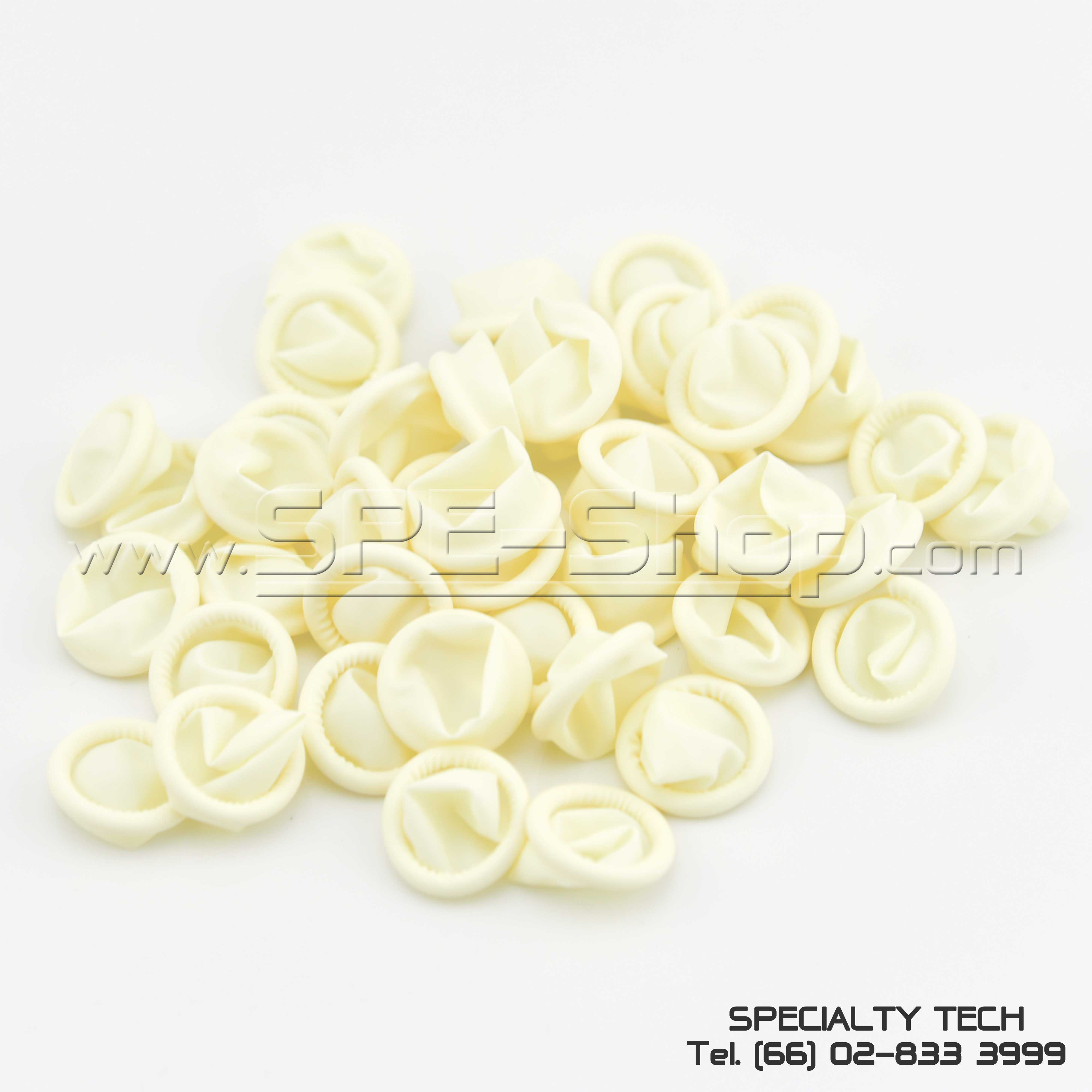 Anti-Static White Smooth Roll Finger Cots