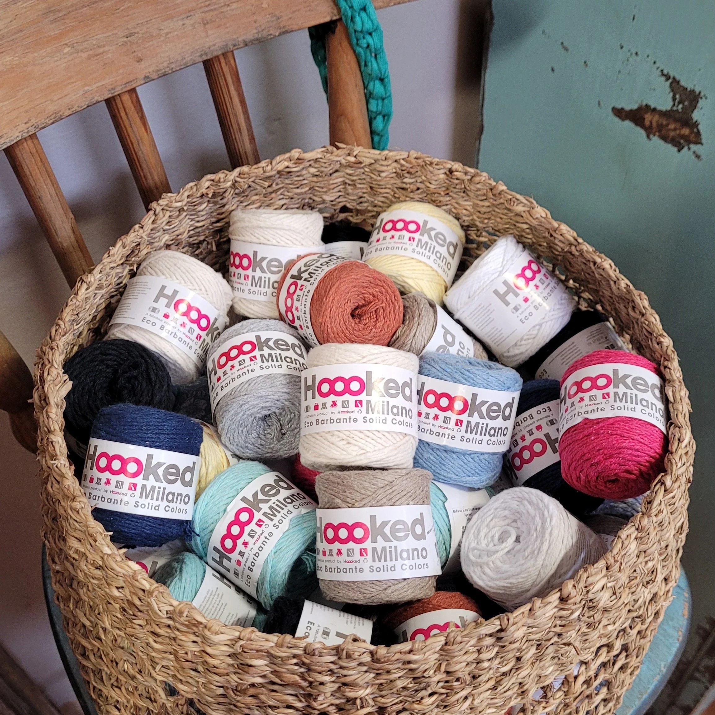 Hoooked Eco Barbante Milano เชือก Recycled Cotton สำหรับงานถัก ขนาด 50g