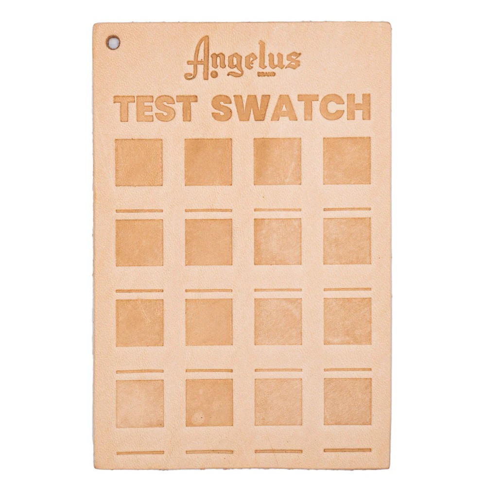 Angelus Leather Test Swatch แผ่นหนังคุณภาพสูง สำหรับเทสสี ขนาด 4*6 นิ้ว