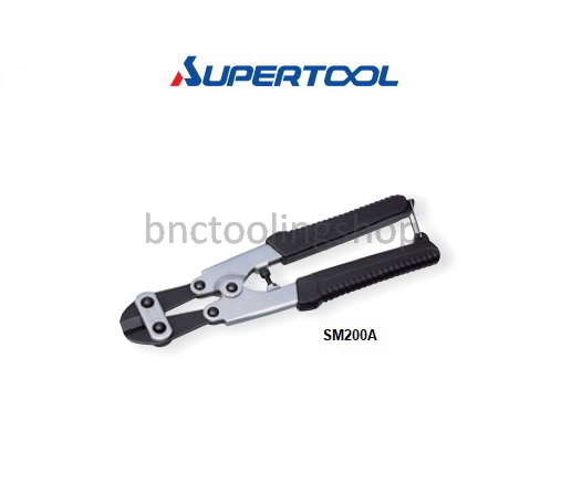 คีมตัดลวดปากตรง ด้ามอลูมิเนียมยาว 215มิล,Super Cutter(Aluminum Handle)Size 215mm,Supertool,SM200A