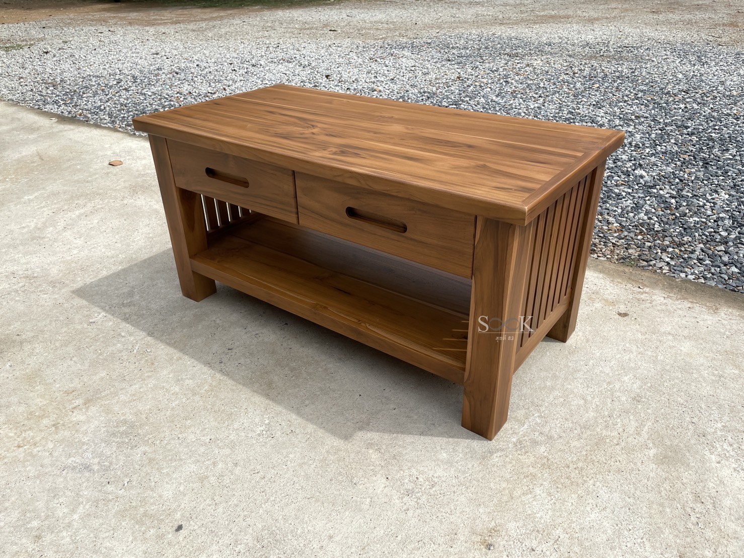โต๊ะกลางข้างซี่ มีลิ้นชัก