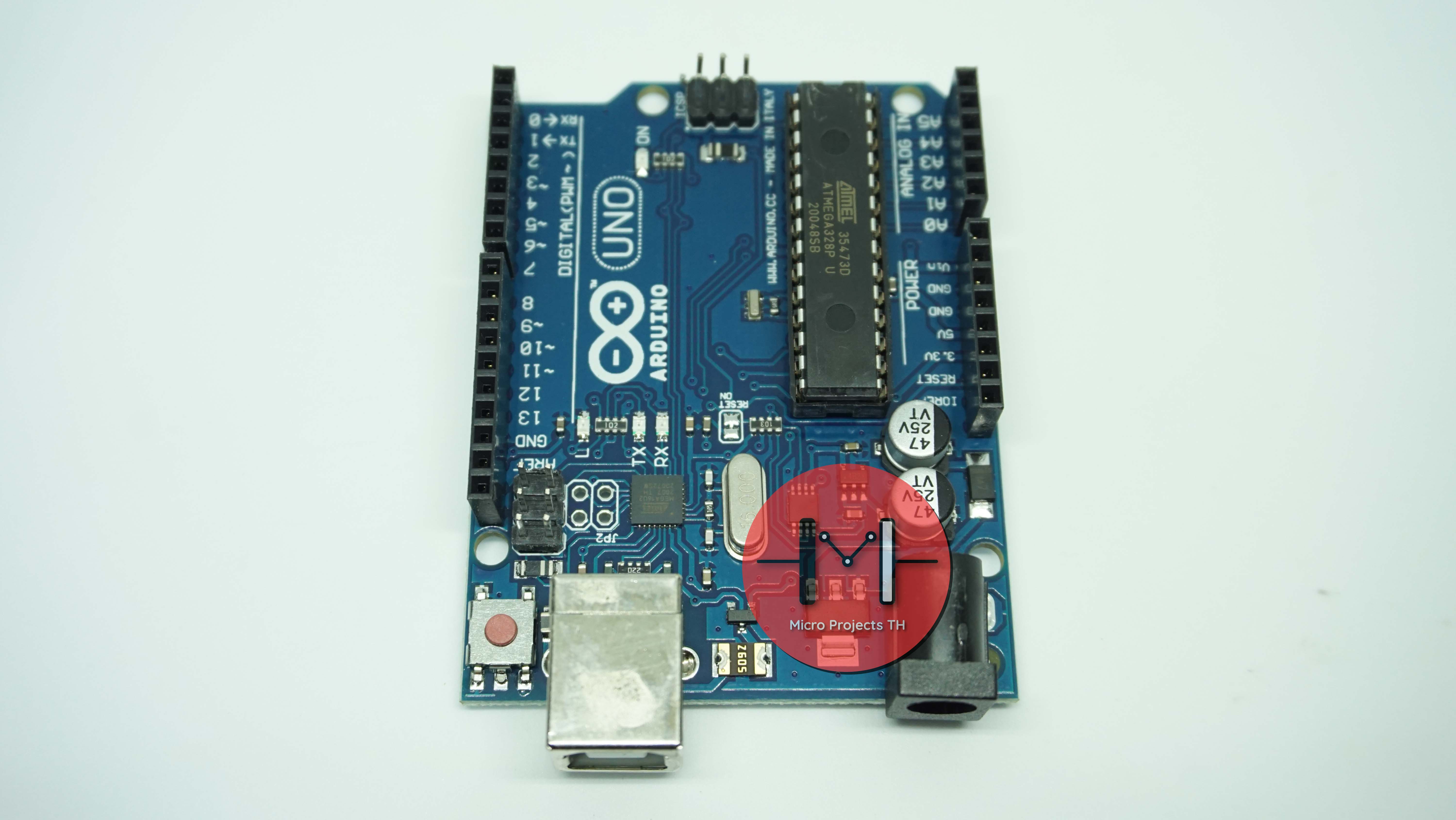 Arduino UNO R3 พร้อมสาย USB 15cm