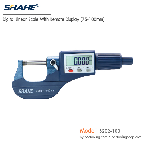 SHAHE,Digital Linear Scale With Remote Display (75-100mm),5202-100