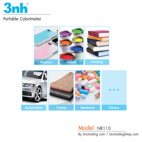 3nh,Portable Colorimeter,NR110,เครื่องวัดเฉดสี ,NR110 Precision Colorimeter,