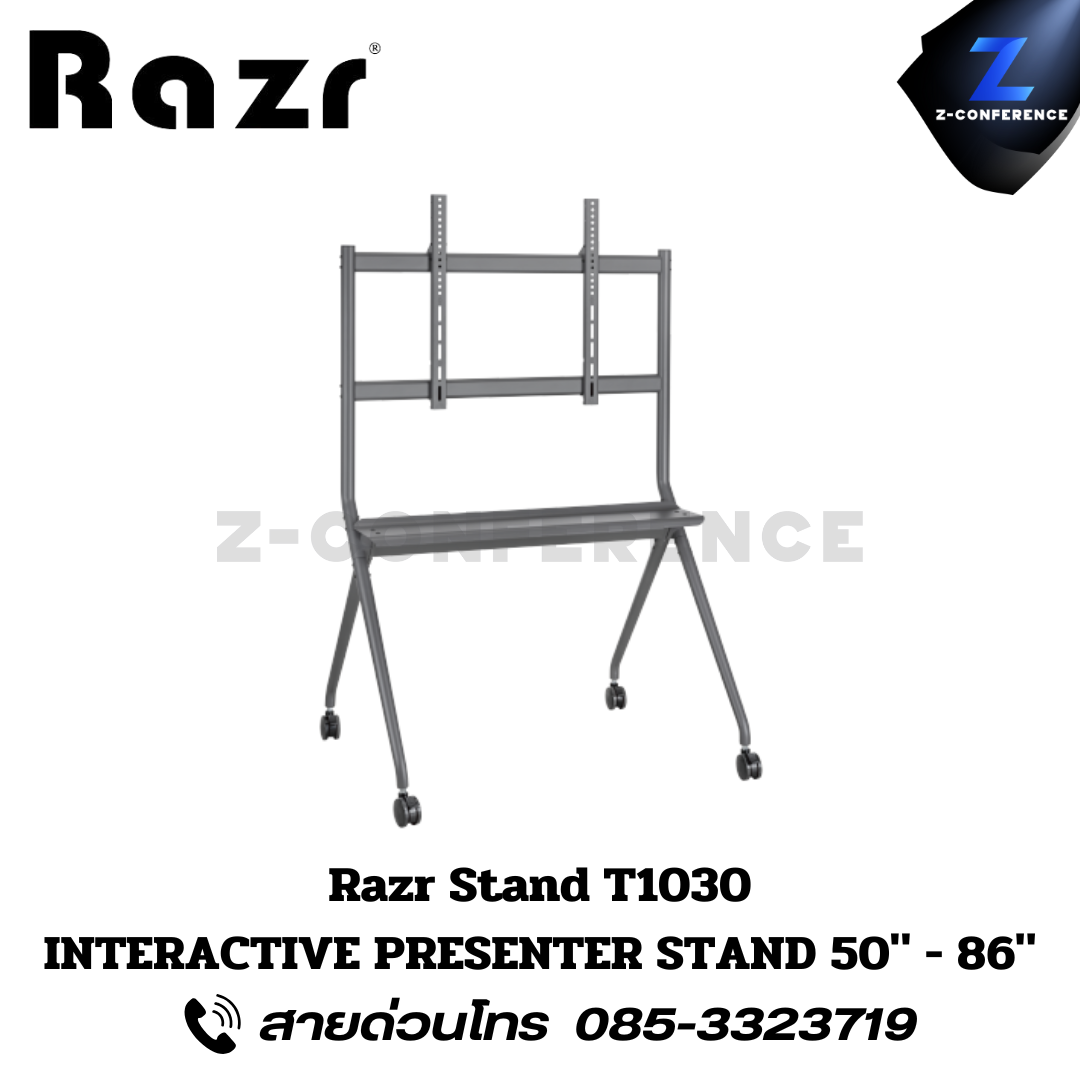 RAZR T1030 INTERACTIVE PRESENTER STAND 50"- 86" ขาตั้งจอ ขาจับจอ ขาตั้งจอแบบล้อเลื่อน