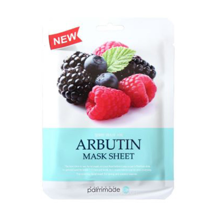 ปาล์มเมด อาร์บูติน มาส์ก ชีท (12 ชิ้น) PALMMADE ARBUTIN MASK SHEET (12 pcs)