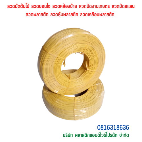 ลวดมัดสายไฟ ลวดพลาสติก ลวดหุ้มพลาสิก แบบกลม -บจก.พลาสติกแอนด์ไวร์โปรดัก SKU-00235
