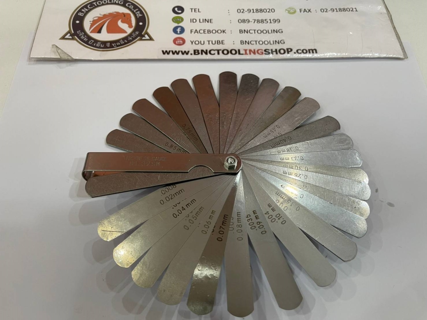  #ฟิลเลอร์เกจแบบตรง32ใบ 