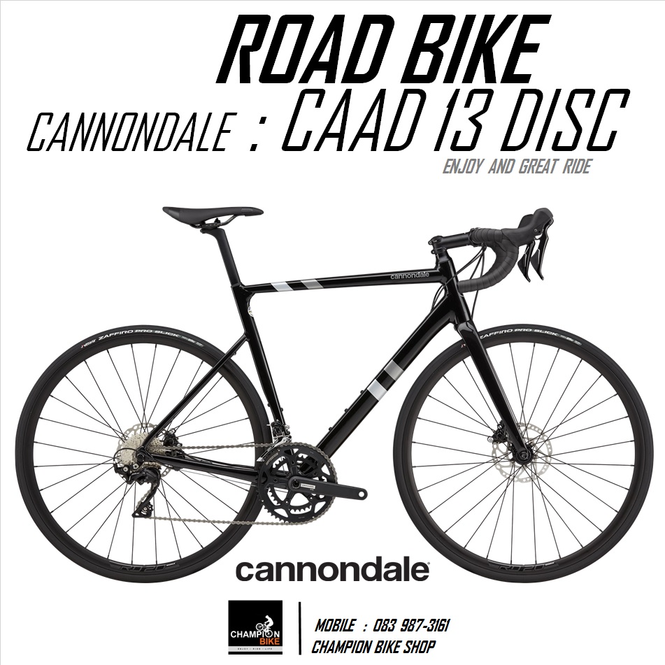 จักรยานเสือหมอบแคนนอนเดล CANNONDALE : CAAD 13 DISC - 2021 ROAD BIKE สีดำ-เงิน