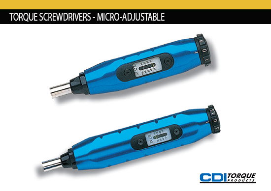CDI,TORQUE SCREWDRIVERS - MICRO-ADJUSTABLE,61SM