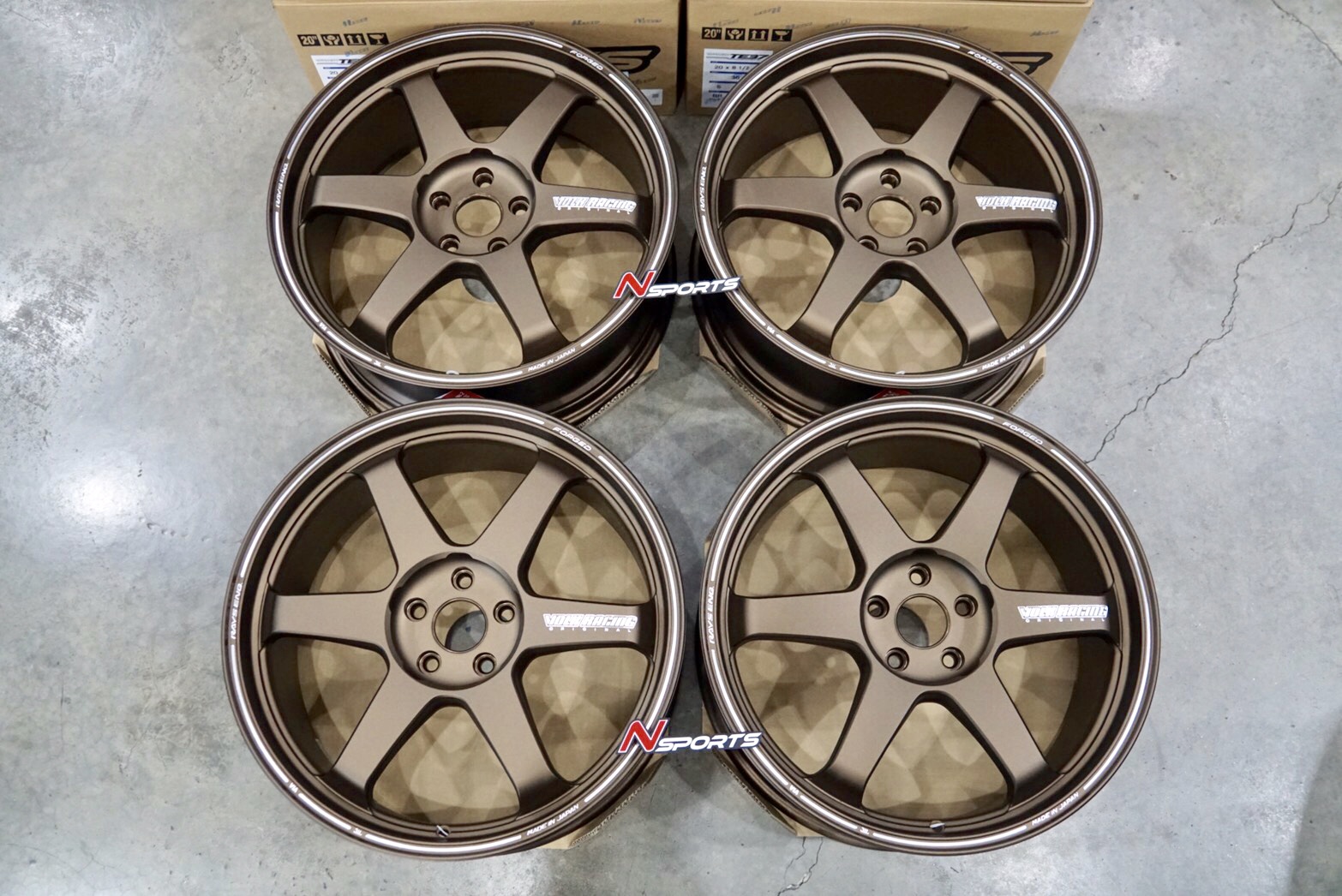 ล้อเรย์ Rays TE37UL 20x8.5+36 5-114.3 Bronze