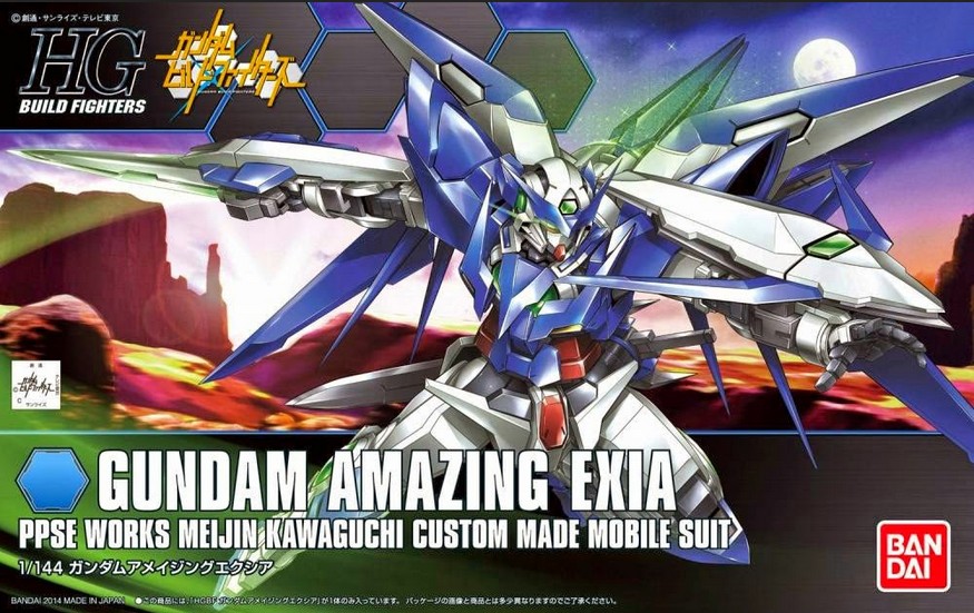 Bandai HG (HGBF) 1/144 GUNDAM AMAZING EXIA 4573102603722 C3