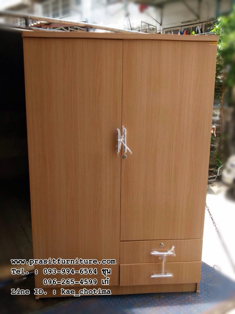 ตู้เสื้อผ้า 4 ฟุต 2 ลิ้นชัก รุ่น "SP120"