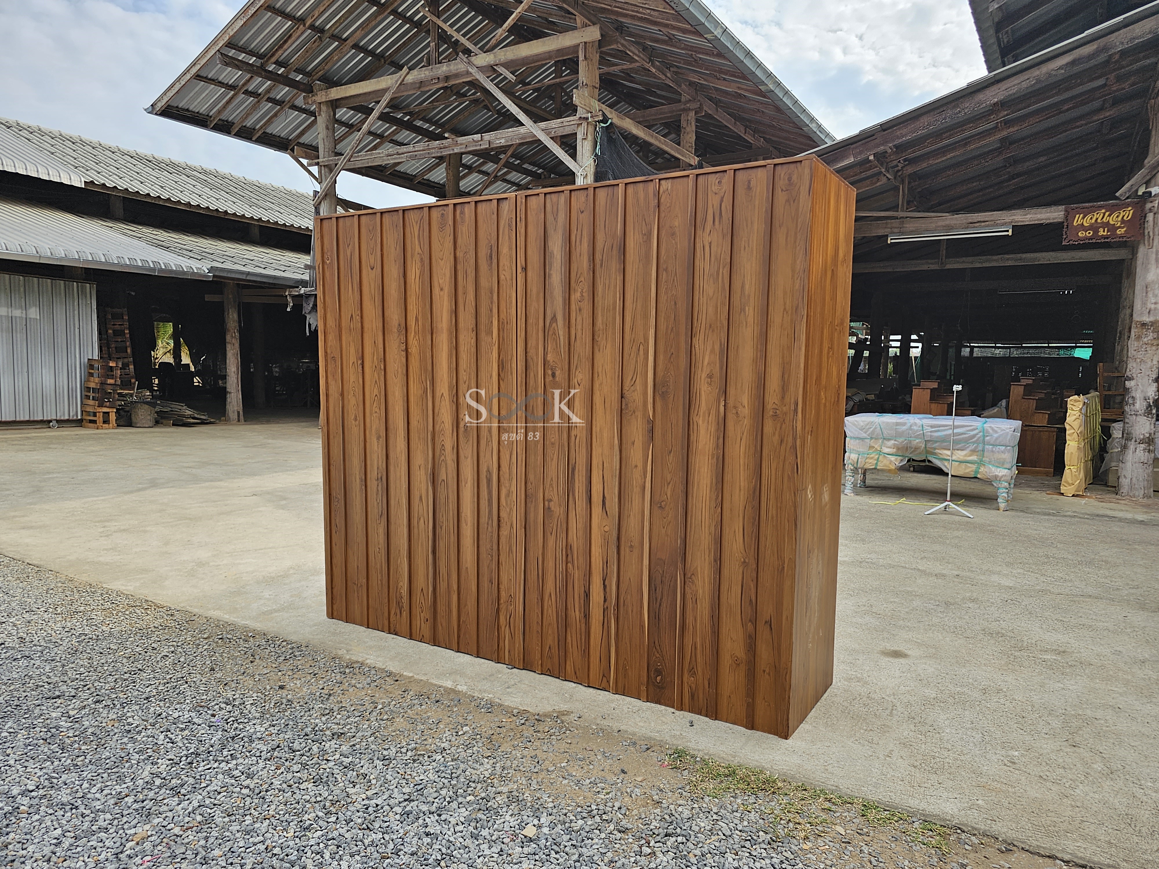 ตู้เสื้อผ้าประกบบานสไลด์โมเดิร์น สูง 1.8 ม.