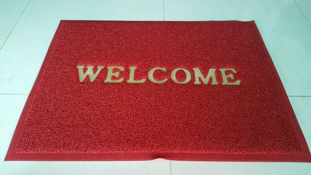 ขายพรมดักฝุ่น welcome ขนาด 40cm. x60 cm.