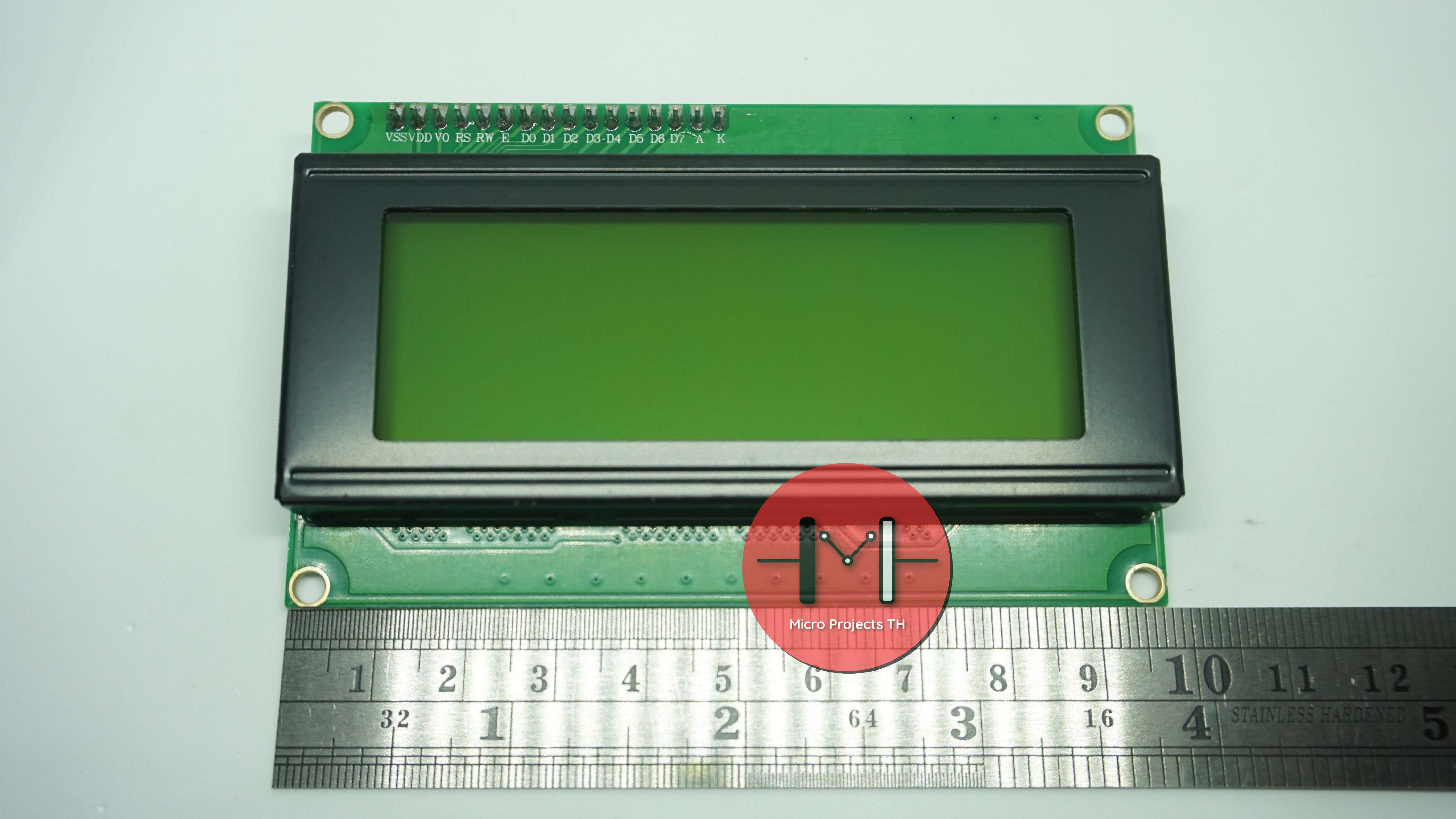 2004 LCD (Yellow Screen) 20x4 โมดูลจอ LCD พร้อม I2C Interface