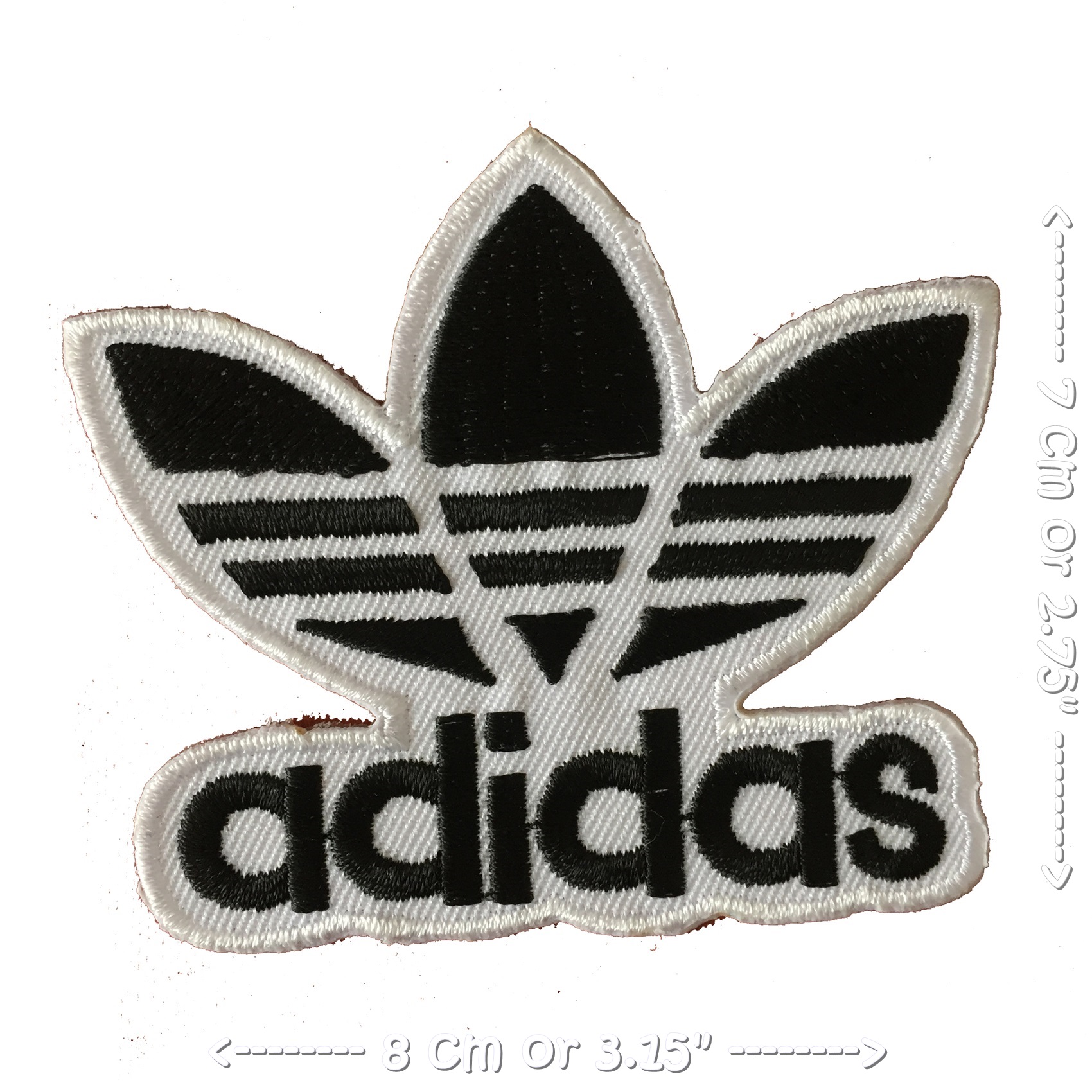 โลโก้ อดิดาส ตัวรีดติดเสื้อ อาร์มรีด อาร์มปัก ตกแต่งเสื้อผ้า หมวก กระเป๋า แจ๊คเก็ตยีนส์ Hipster Embroidered Iron on Patch