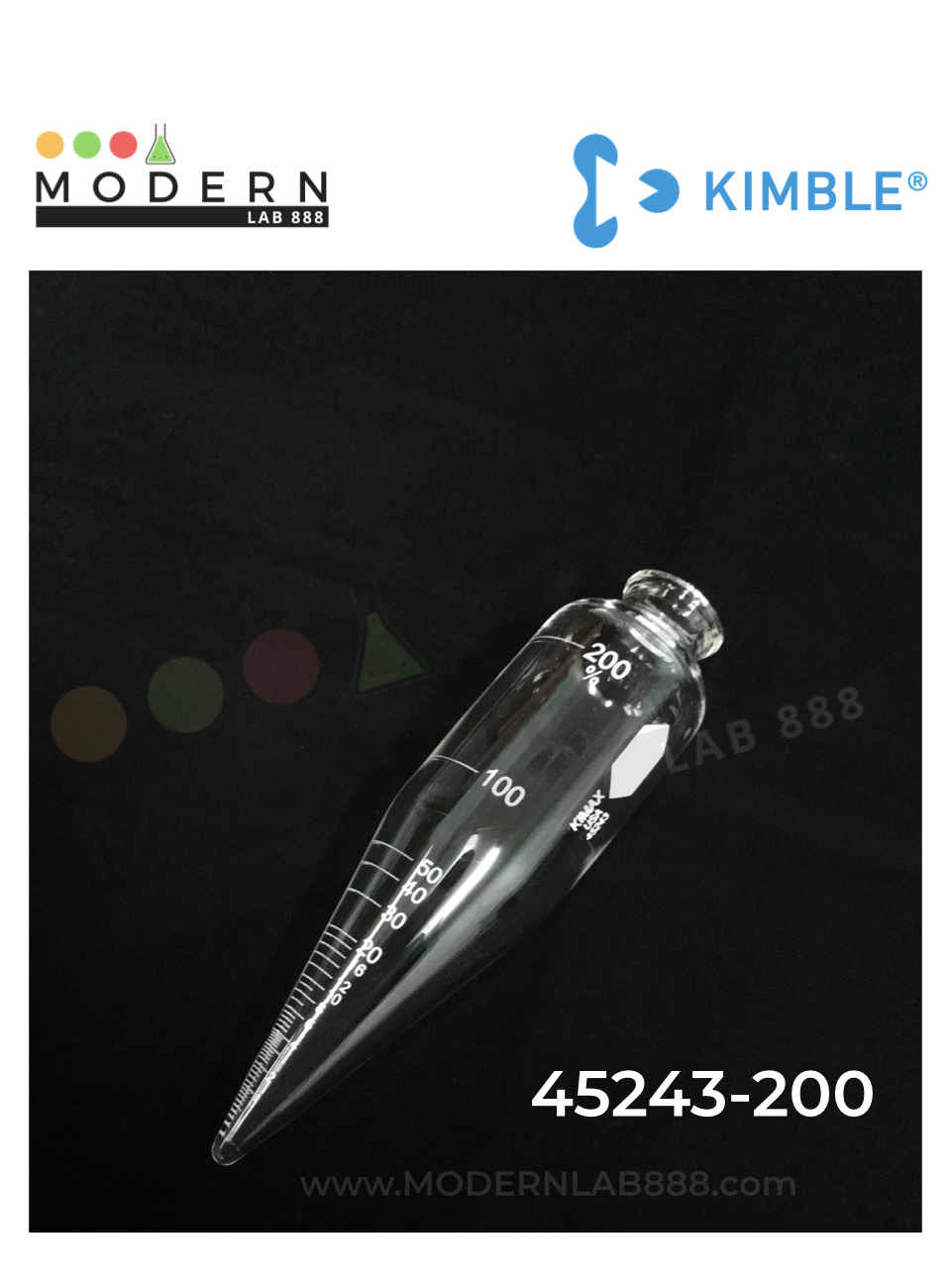6" Short Cone Oil Centrifuge Tubes