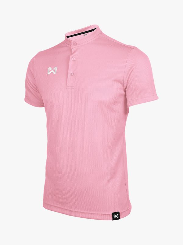 WARRIX เสื้อโปโลแขนสั้นคอจีน รุ่น Bubble ll WA-3329 สีฟ้า/ส้ม/เทา/ชมพู/น้ำเงิน/เขียว/ม่วง