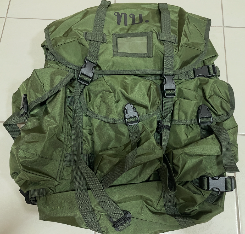 เป้สนาม ทบ แท้ รุ่นใหม่+โครง (ของใหม่, มือ1)