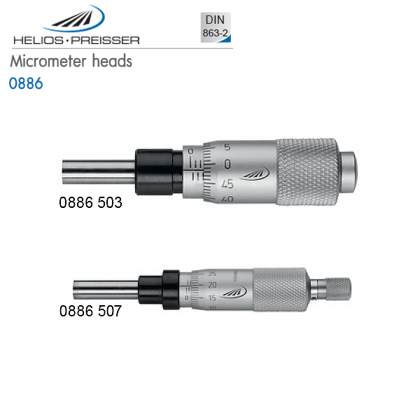 HELIOS-PREISSER,Micrometer heads,0886