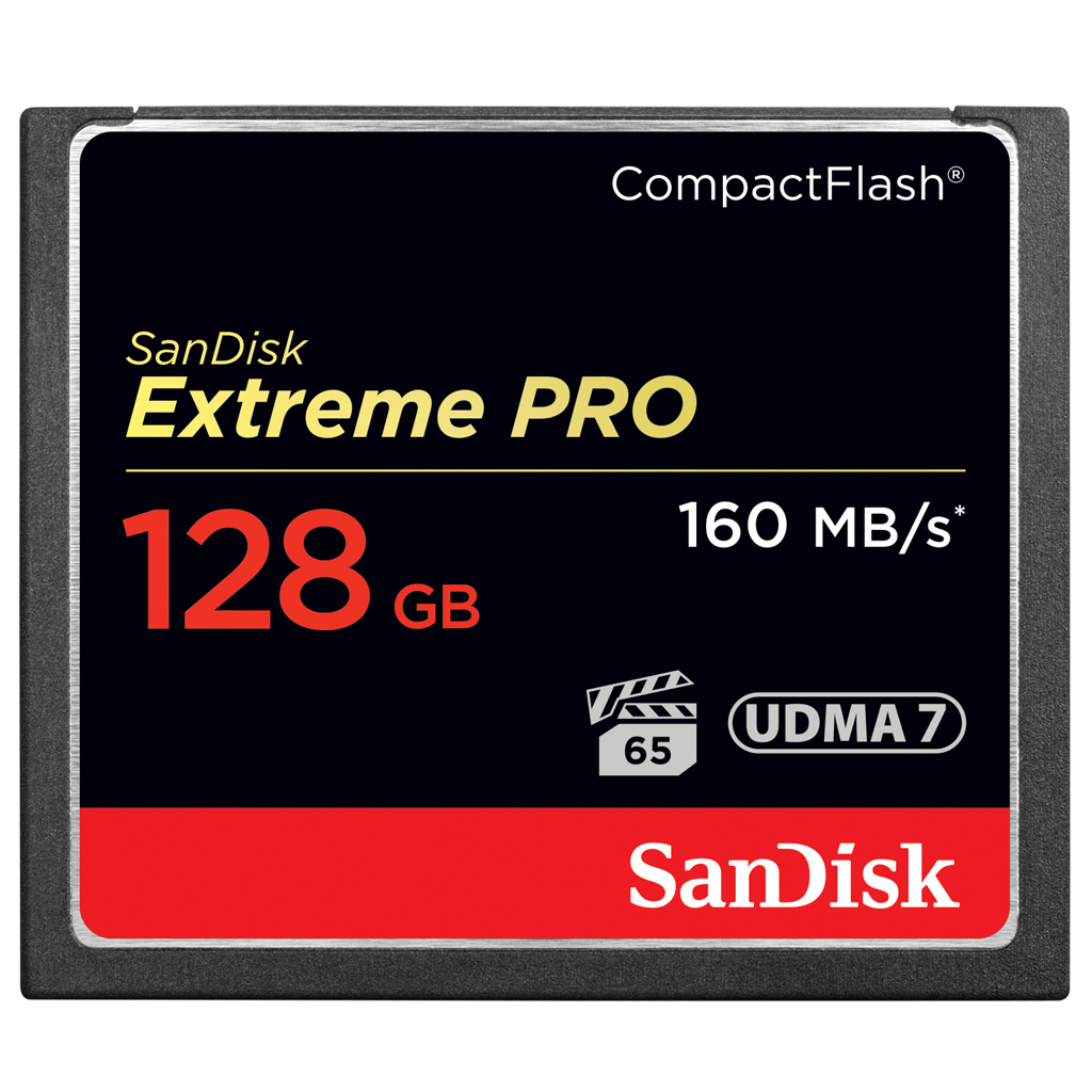SanDisk Extreme Pro CompactFlash Memory Card 128GB (SDCFXPS_128G_X46) CF Card เมมโมรี่ แซนดิส กล้อง ถ่ายรูป กล้องDSLR ประกัน Synnex ตลอดอายุการใช้งาน
