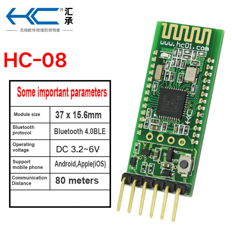HC-08 Bluetooth Master Slave Module Transceiver for Arduino Compatible with iOS and Android
