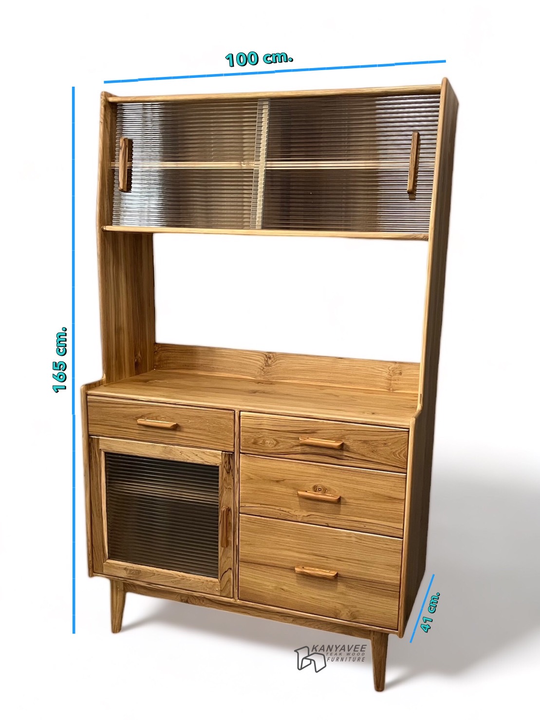 ตู้บาร์มินิมอลไม้สัก