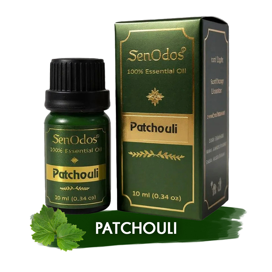 SenOdos น้ำมันหอมระเหยแท้ กลิ่นแพทชูลี่ (10 ml) Patchouli Pure Essential Oils